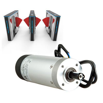DC24V 100w κινητήρας εφοδιασμού ενσωματωμένος με κιβώτιο ταχυτήτων για πύλη αεροδρομίου